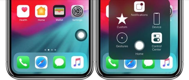 iPhone XS手机如何开启并使用屏幕辅助触控小白点？