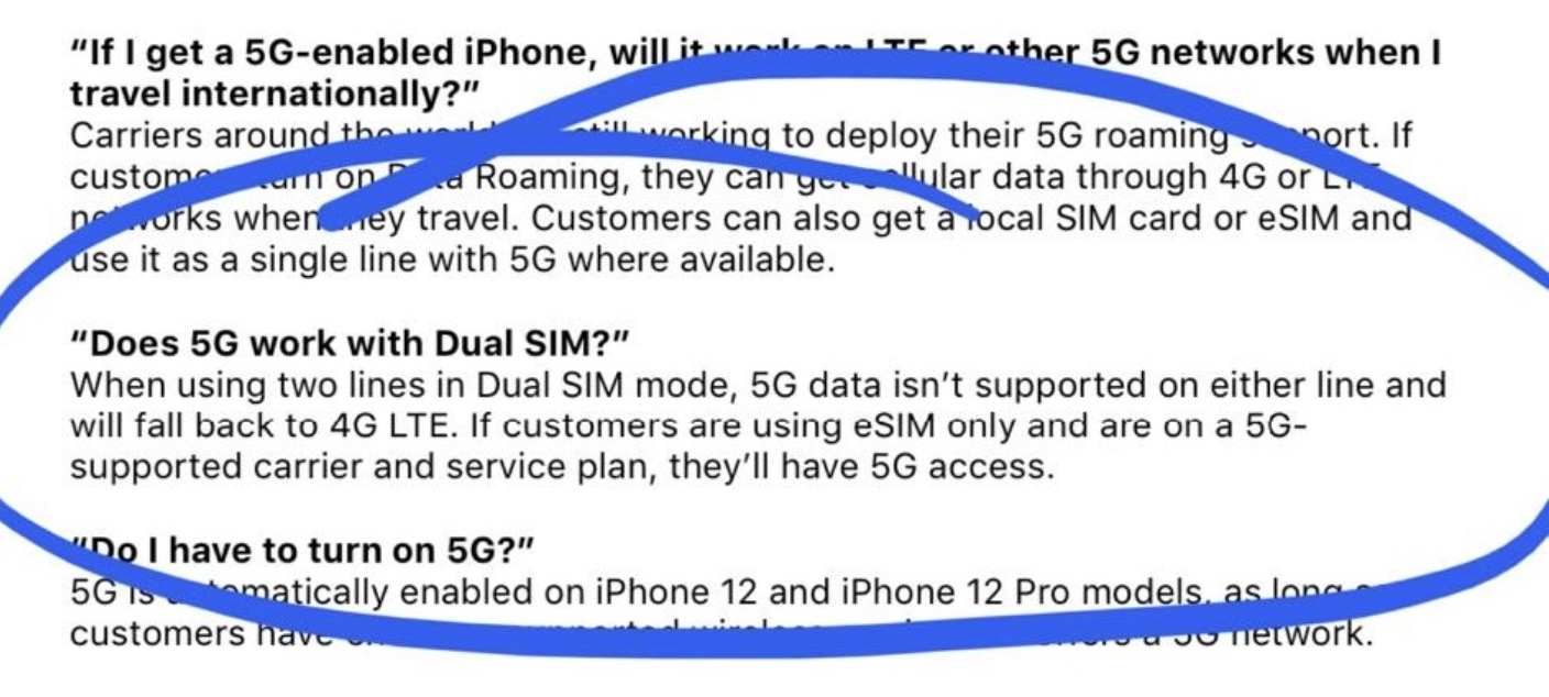 iPhone 12 目前或不支持双卡 5G：需等待苹果更新优化